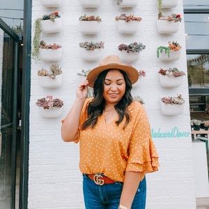 Forever 21 Polka Dot Blouse